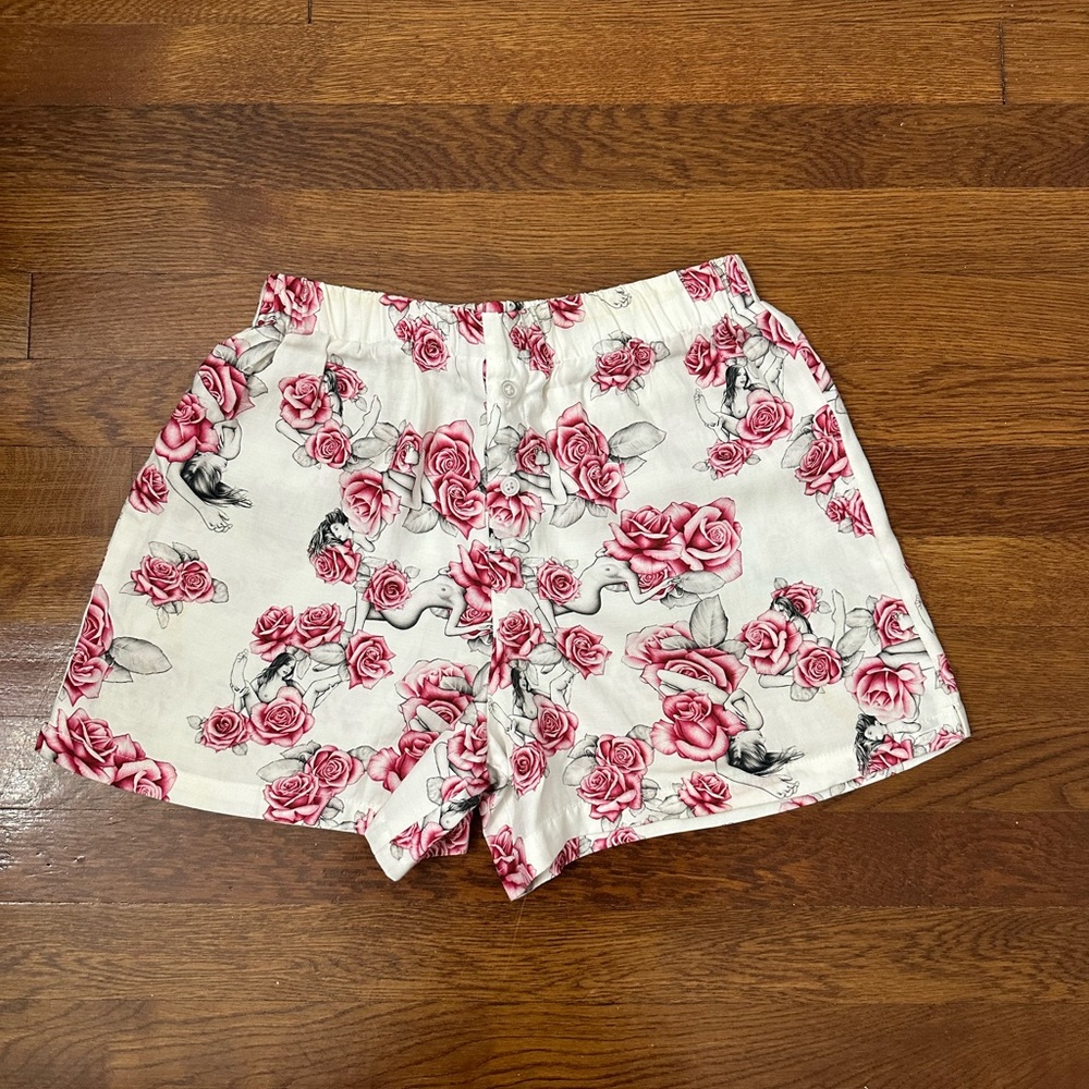 Adam Selman Silk Shorts